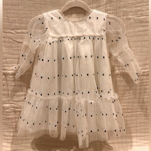 NEW WT! Nordstrom Dresses | Baby Girl Tulle Polka Dot Dress 24M
